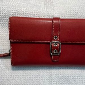 COACH checkbook wallet.